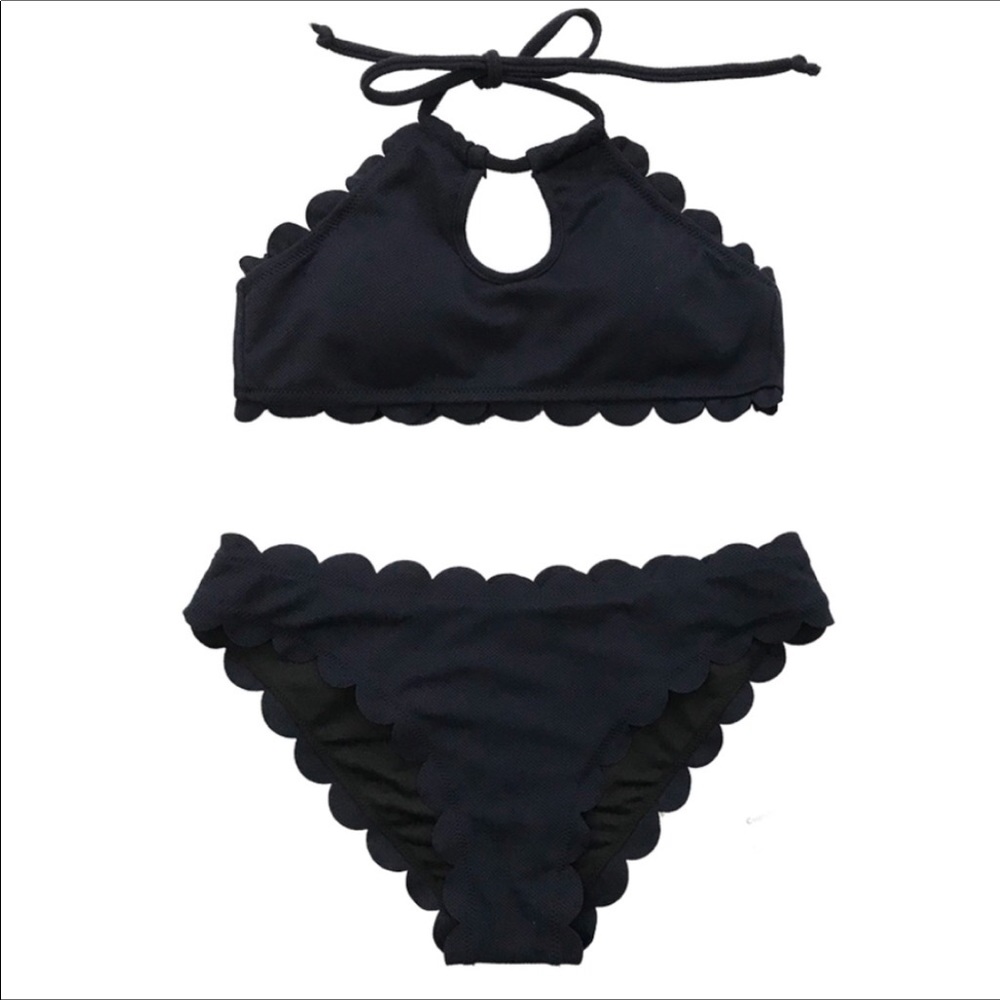 🏖👙🏖Navy Bikini with Scalloped edge🏖👙🏖 - Picture 5 of 5